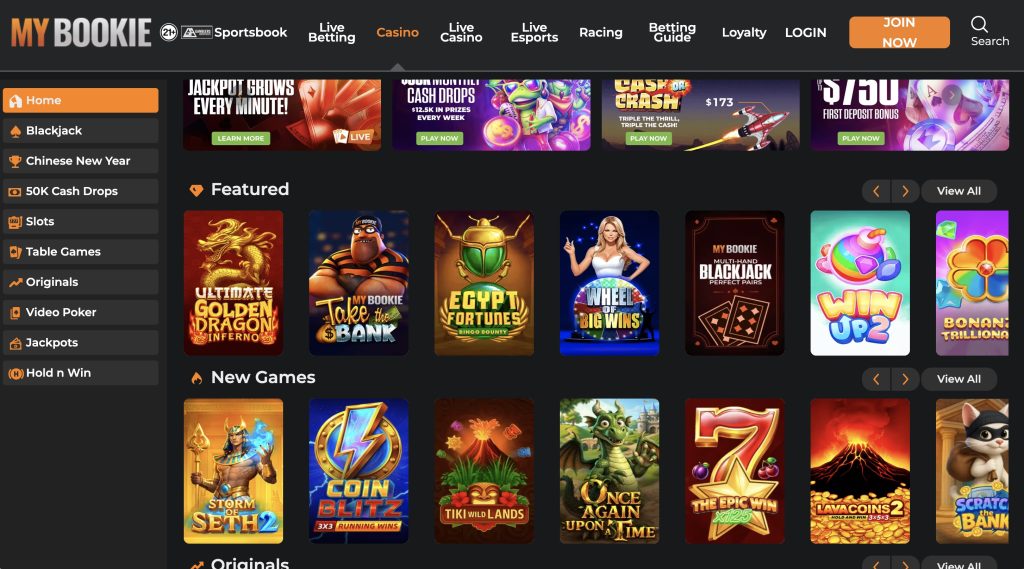 MyBookie Cash App Casino